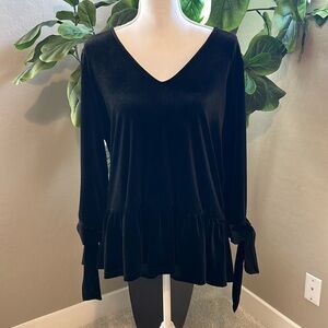 Black Velvet Long Sleeve